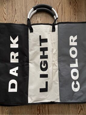 Laundry Bag Color - Black, White, Gray NWOT 4 gallons